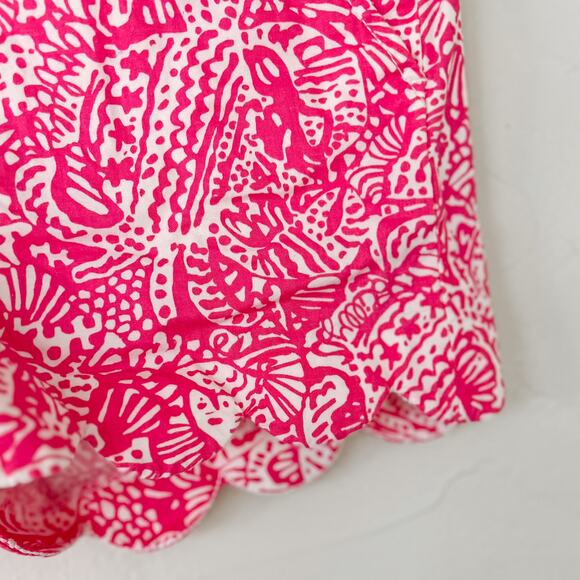 Lilly Pulitzer Pink and White Buttercup Shorts size 2 - Picture 2 of 5